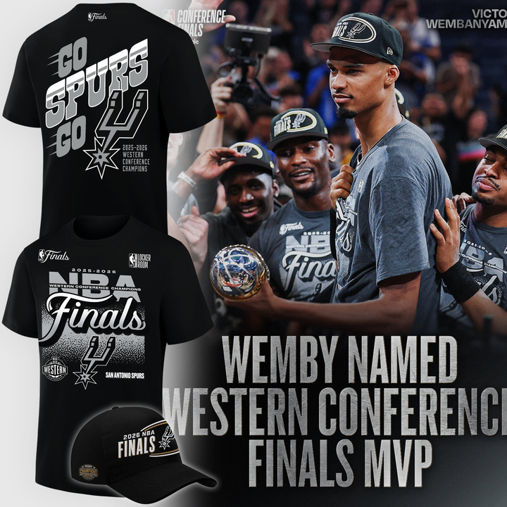 San Antonio Spurs 2026 Western Conference Champions T-Shirt