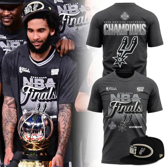 San Antonio Spurs 2026 Western Conference Champions T-Shirt
