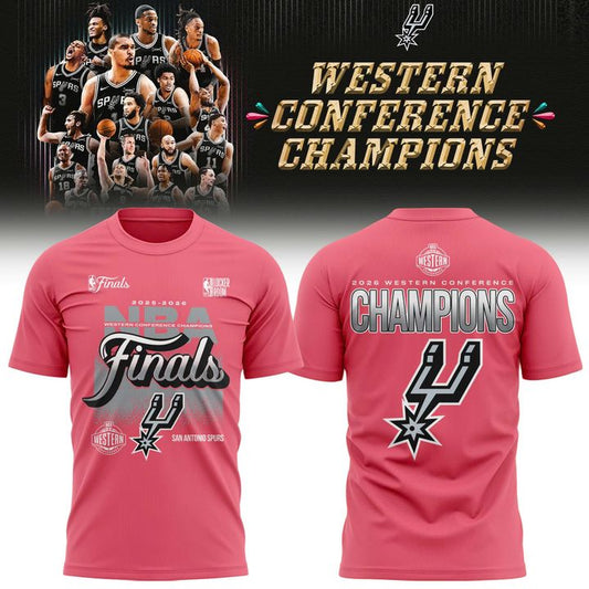 San Antonio Spurs 2026 Western Conference Champions T-Shirt