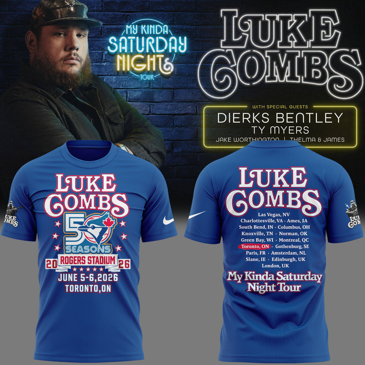 Exclusive Edition LC x Toronto Blue Jays 50th Anniversary - My Kinda Saturday Night Tour 2026