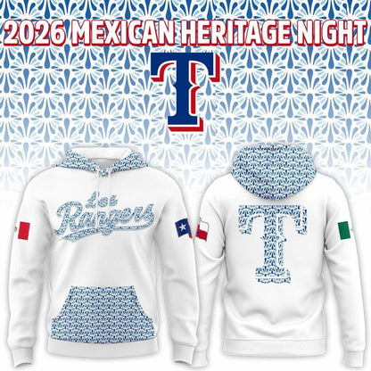 Texas Rangers 2026 Mexican Heritage Night Hoodie