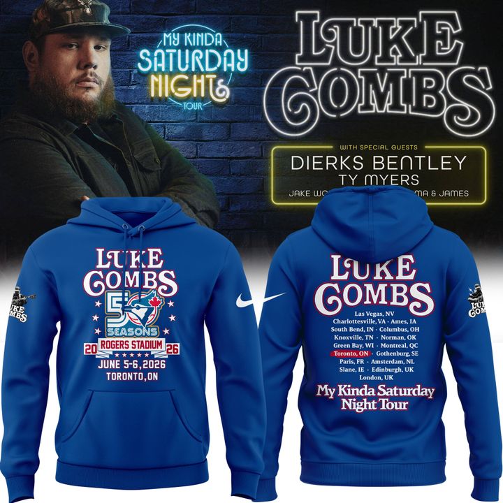 LC x Toronto Blue Jays 50th Anniversary - My Kinda Saturday Night Tour 2026 Hoodie