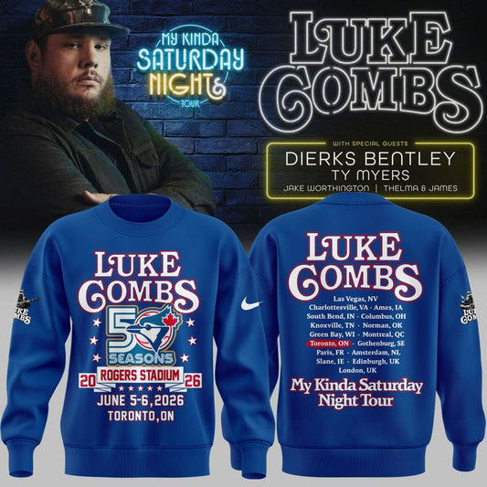 LC x Toronto Blue Jays 50th Anniversary - My Kinda Saturday Night Tour 2026 Sweatshirt