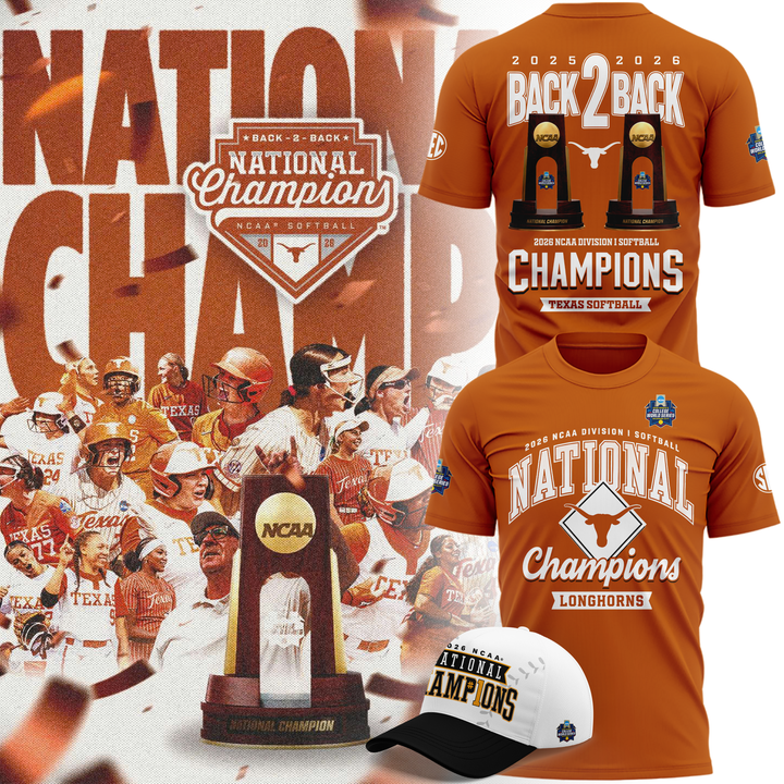 Texas Longhorns Back To Back NATIONAL CHAMPIONS T-shirt