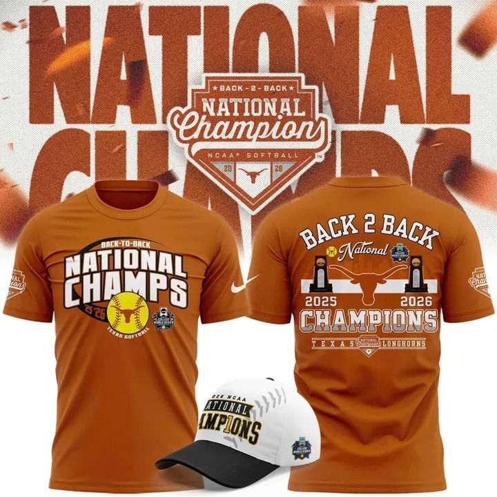 Texas Longhorns Back To Back NATIONAL CHAMPIONS T-shirt