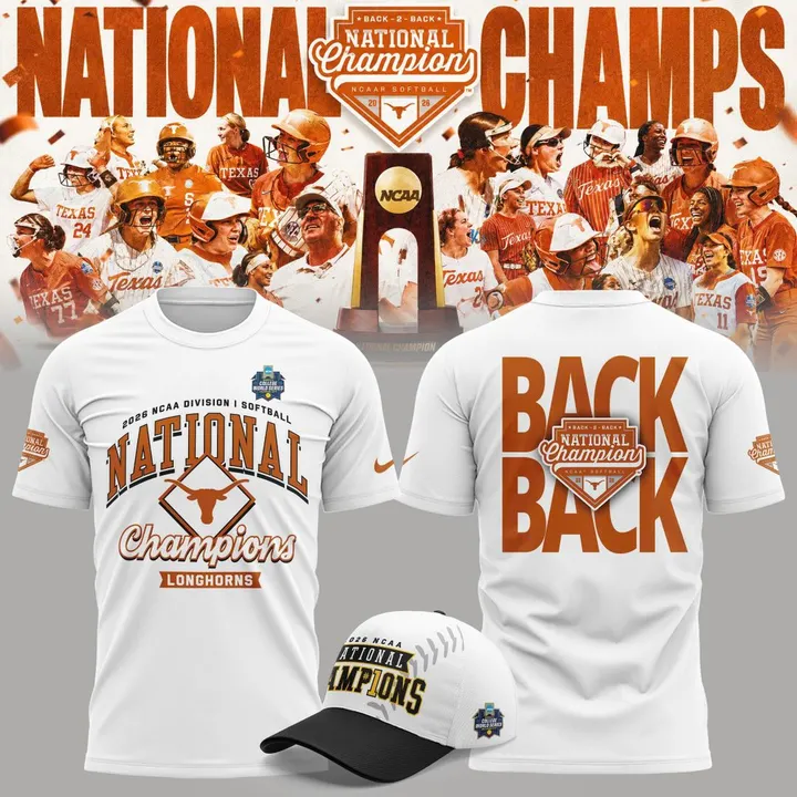 Texas Longhorns Back To Back NATIONAL CHAMPIONS T-shirt