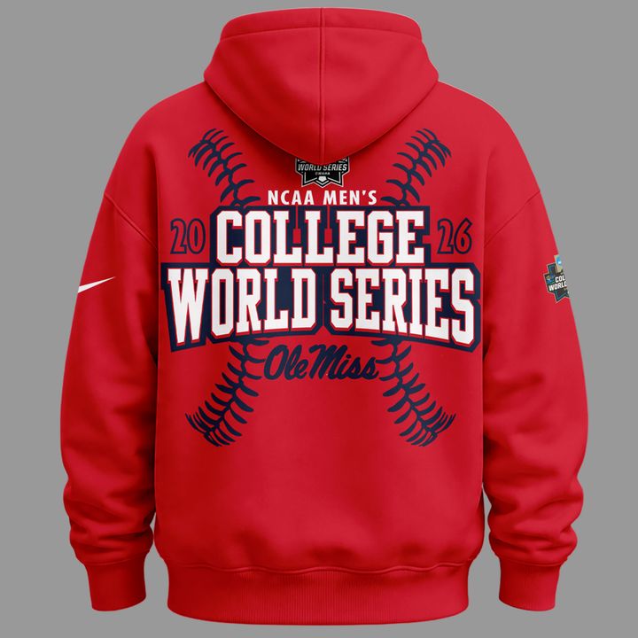 Limited Edition "Olemaha" Hoodie Ole Miss Baseball CWS2026