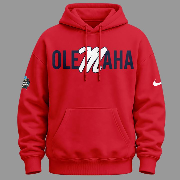Limited Edition "Olemaha" Hoodie Ole Miss Baseball CWS2026
