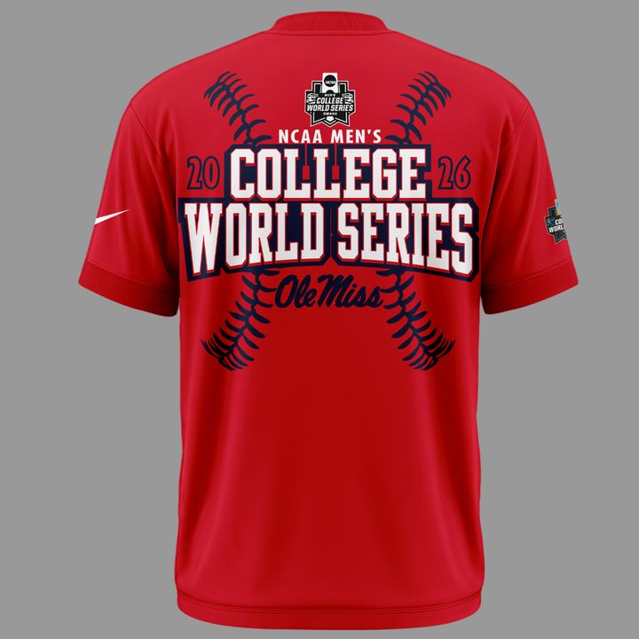 Limited Edition "Olemaha" T-Shirt Ole Miss Baseball CWS2026