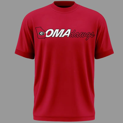1.Limited Edition "Omadawgs" T-Shirt Georgia Baseball CWS2026
