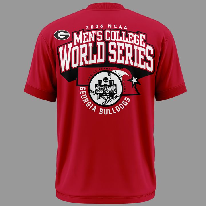 2.Limited Edition "Omadawgs" T-Shirt Georgia Baseball CWS2026