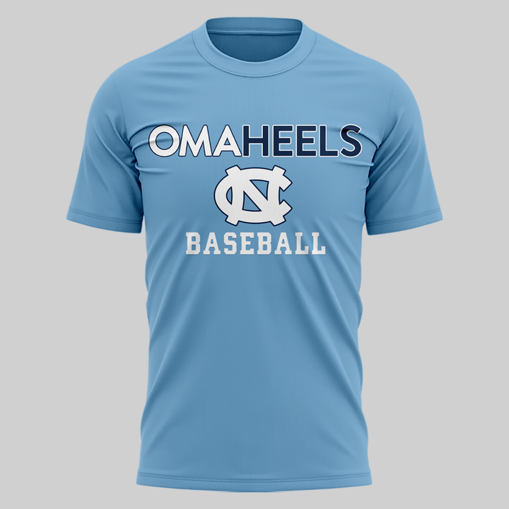 North Carolina Tar Heels 2026 Baseball College World Series Omaheels T-shirt