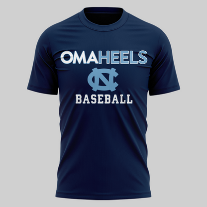 North Carolina Tar Heels 2026 Baseball College World Series Omaheels T-shirt