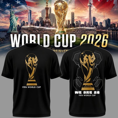 Exclusive Version FIFA World Cup 2026 Black Tshirt