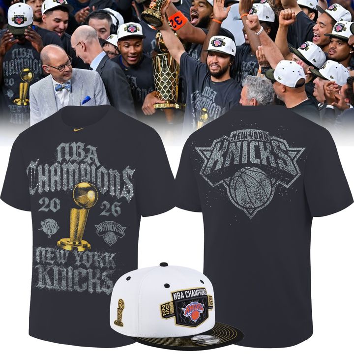 NY Knicks 2026 Finals Champions Limited Edition Locker Room Tshirt