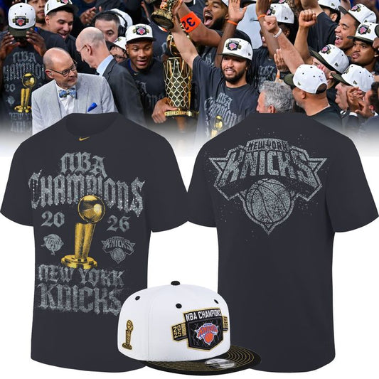 NY Knicks 2026 Finals Champions Limited Edition Locker Room Tshirt