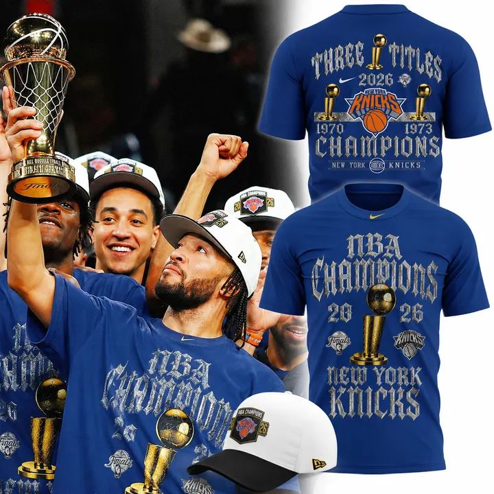 NY Knicks 2026 Finals Champions Limited Edition Locker Room Tshirt