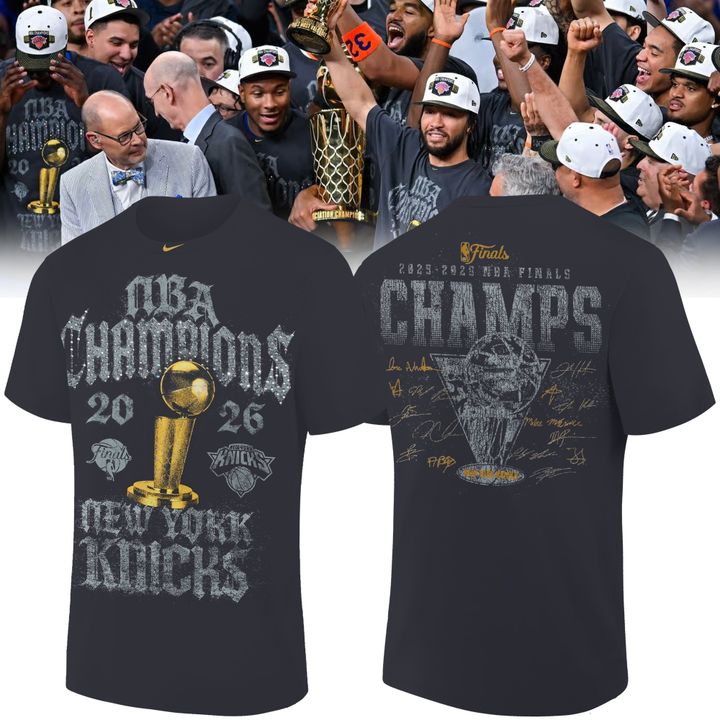 NY Knicks 2026 Finals Champions Limited Edition Locker Room Tshirt