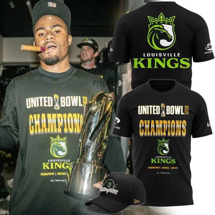 3. Louisville Kings United Bowl Champions 2026 Reigning Champions T-Shirt