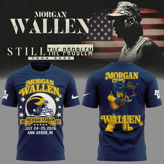 MW x Michigan Wolverines Football - Still The Problem Tour 2026 T-Shirt