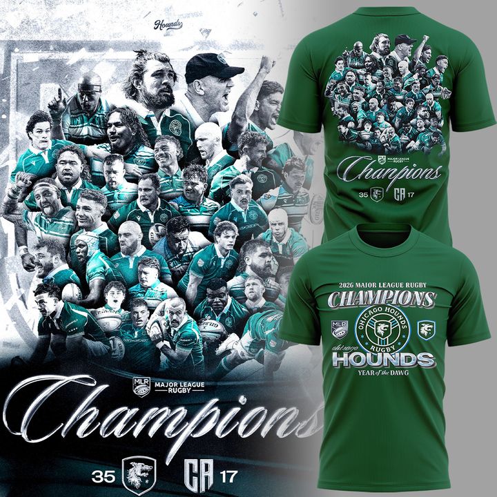Chicago Hounds 2026 MLR Champions T-Shirt