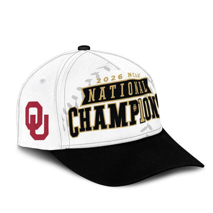 Oklahoma Sooners 2026 Baseball National Champions Cap