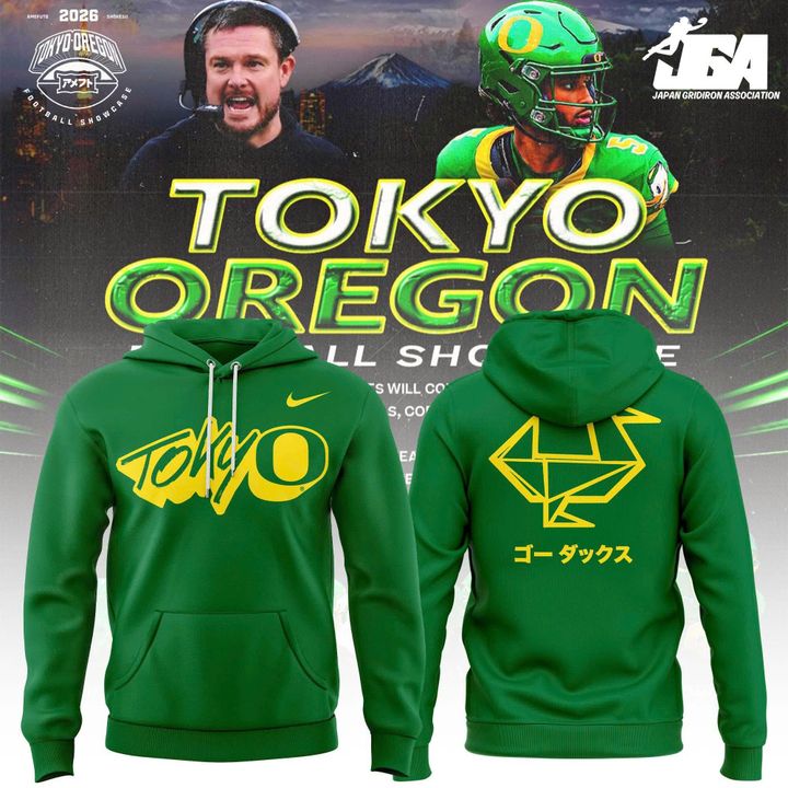 Tokyo Oregon Football Hoodie