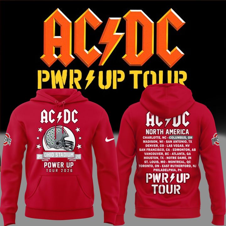 Limited Edition AC/DC Power Up Tour 2026 Hoodie