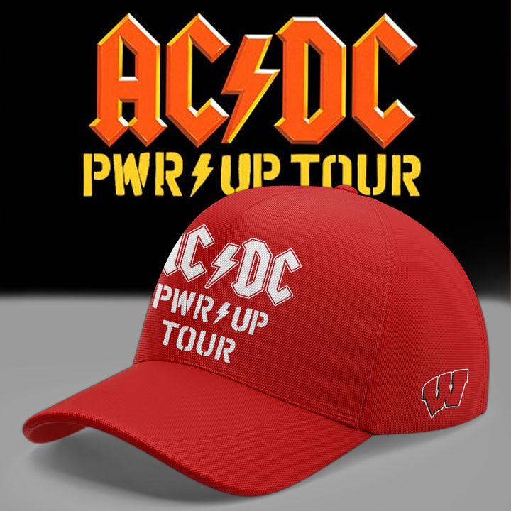 Cap AC/DC x Wisconsin Badgers Football - Power Up Tour 2026 Cap