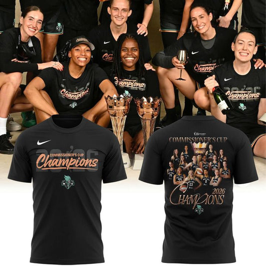 Limited Edition NY Liberty 2026 Commissioner’s Cup Champions Shirt