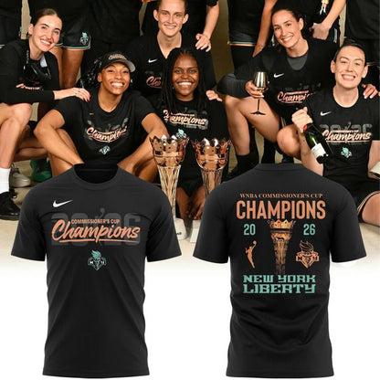 Limited Edition NY Liberty 2026 Commissioner’s Cup Champions Shirt