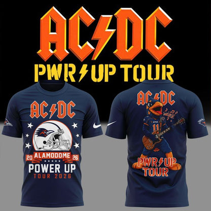 AC/DC x UTSA Roadrunners Football - Power Up Tour 2026 T-Shirt