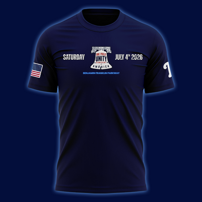 Philadelphia Phillies Celebrate America's 250th Birthday in Philly Navy Tshirt