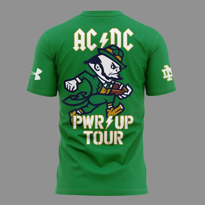02.1. Exclusive AC/DC x Notre Dame Football - Power Up Tour 2026 T-Shirt