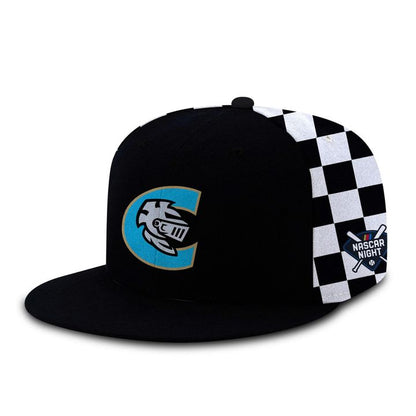 Custom Charlotte Knights NASCAR Theme Black Baseball Jersey