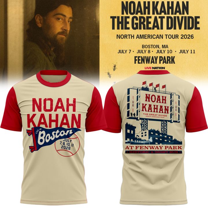Boston Red Sox x Noah Kahan : The Great Divide Tour Tee