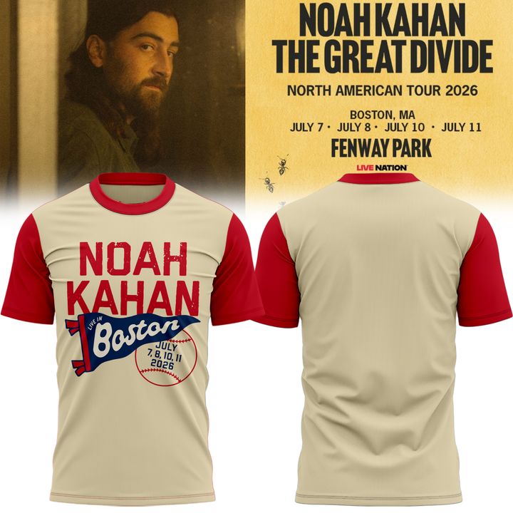 Boston Red Sox x Noah Kahan : The Great Divide Tour Tee