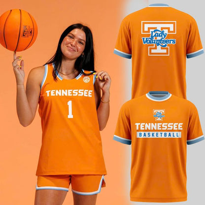 Lady Vols Basketball New Orange Uniform T-Shirt - Limited Edition