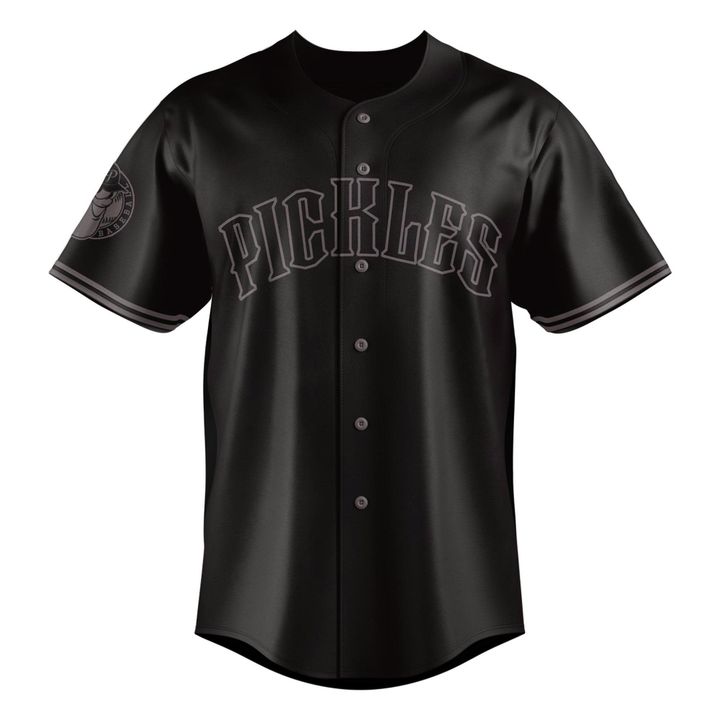 Portland Pickles 2026 Emo Night Black Baseball Jersey - Custom Number