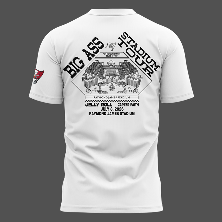 Exclusive Post Malone x Tampa Bay Buccaneers White Tshirt 2026