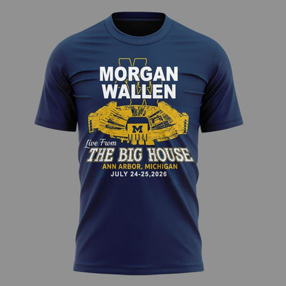 Limited Edition MW x Michigan Wolverines Football - Still The Problem Tour 2026 T-Shirt