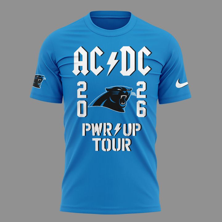 01.2. Limited Edition AC/DC x Carolina Panthers - Power Up Tour 2026 T-Shirt