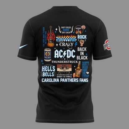 01.3. New Shirt Carolina Panthers x AC/DC - Power Up Tour 2026 T-Shirt
