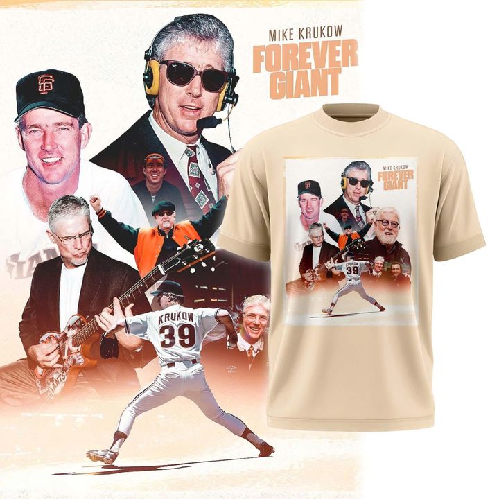 Mike Krukow Forever Giants T-Shirt - Limited Edition