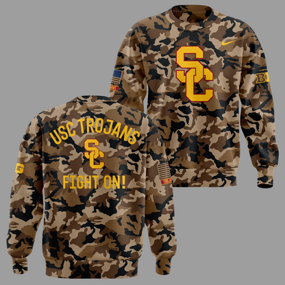 2026 Limited Edition Sweatshirt USC Trojans football Military Appreciation