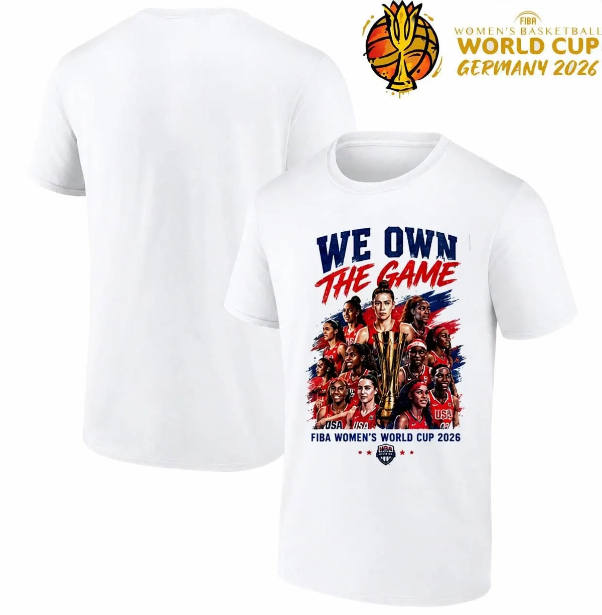 Limited Edition USA Champion - FIBA Women's Basketball World Cup Champion T-Shirt