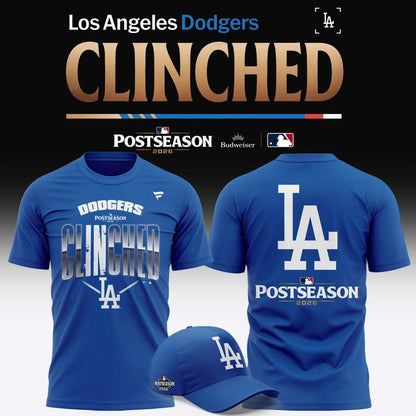 (Adult & Kid) Los Angeles Dodgers Royal 2026 Postseason Locker Room T-Shirt