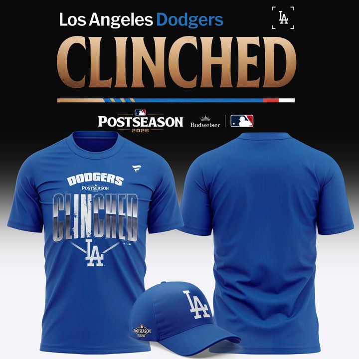 Men's Los Angeles Dodgers Royal 2026 Postseason Locker Room T-Shirt