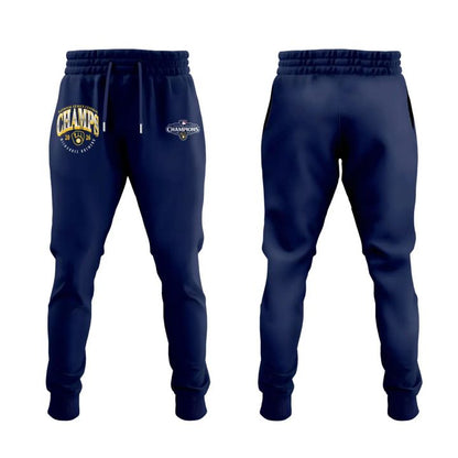 (Adult & Kid) Milwaukee Brewers Fanatics Navy 2026 NL Central Division Champions Locker Room Hoodie