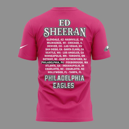 Ed Sheeran - Loop Tour 2026 x Philadelphia Eagles Mascots T-Shirt